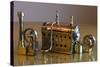 Model Steam Engine-paul fleet-Stretched Canvas