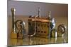 Model Steam Engine-paul fleet-Mounted Premium Giclee Print