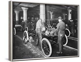 Model T Being Assembled in Ford Plant-null-Framed Photographic Print