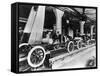 Model T Chassis in Highland Park Ford Plant-null-Framed Stretched Canvas