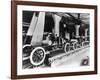 Model T Chassis in Highland Park Ford Plant-null-Framed Photographic Print