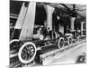 Model T Chassis in Highland Park Ford Plant-null-Mounted Photographic Print