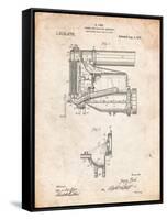 Model T Engine and Radiator Assembly-Cole Borders-Framed Stretched Canvas