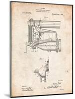 Model T Engine and Radiator Assembly-Cole Borders-Mounted Art Print