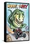 Model T-REX Dinosaur-Lantern Press-Framed Stretched Canvas