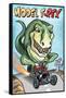 Model T-REX Dinosaur-Lantern Press-Framed Stretched Canvas