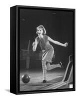 Model Wearing Bowling Costume by French Designer Nina Ricci-Yale Joel-Framed Stretched Canvas