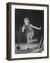 Model Wearing Bowling Costume by French Designer Nina Ricci-Yale Joel-Framed Photographic Print
