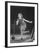 Model Wearing Bowling Costume by French Designer Nina Ricci-Yale Joel-Framed Photographic Print