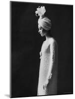 Model Wearing Costume from Collection of Famous Designers-Paul Schutzer-Mounted Photographic Print