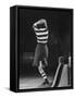 Model Wearing Desinger Bowling Outfit-Yale Joel-Framed Stretched Canvas