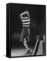 Model Wearing Desinger Bowling Outfit-Yale Joel-Framed Stretched Canvas