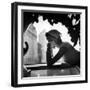 Model Wearing Nursemaid's Kerchief by Lilly Dache-Gordon Parks-Framed Photographic Print