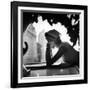 Model Wearing Nursemaid's Kerchief by Lilly Dache-Gordon Parks-Framed Photographic Print