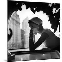 Model Wearing Nursemaid's Kerchief by Lilly Dache-Gordon Parks-Mounted Photographic Print