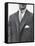 Model Wearing Proper Fashion Suit-Nat Farbman-Framed Stretched Canvas