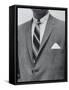 Model Wearing Proper Fashion Suit-Nat Farbman-Framed Stretched Canvas