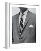 Model Wearing Proper Fashion Suit-Nat Farbman-Framed Photographic Print