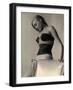 Model Wearing Wire Bra Designed by Charles L. Langs-Nina Leen-Framed Photographic Print