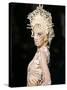 Model Wears a Creation by French Fashion Designer Jean-Paul Gaultier-null-Stretched Canvas