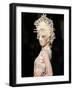 Model Wears a Creation by French Fashion Designer Jean-Paul Gaultier-null-Framed Photographic Print
