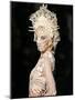 Model Wears a Creation by French Fashion Designer Jean-Paul Gaultier-null-Mounted Photographic Print