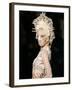 Model Wears a Creation by French Fashion Designer Jean-Paul Gaultier-null-Framed Photographic Print