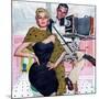 Model Wife  - Saturday Evening Post "Leading Ladies", August 13, 1955 pg.20-Joe deMers-Mounted Giclee Print