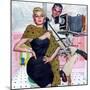 Model Wife  - Saturday Evening Post "Leading Ladies", August 13, 1955 pg.20-Joe deMers-Mounted Premium Giclee Print