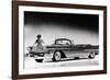 Model with a Cadillac Car, 1958-null-Framed Photographic Print