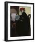 Model with a Japanese Fan-Alfred Henry Maurer-Framed Giclee Print