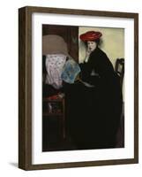 Model with a Japanese Fan-Alfred Henry Maurer-Framed Giclee Print