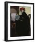 Model with a Japanese Fan-Alfred Henry Maurer-Framed Giclee Print