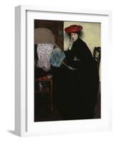 Model with a Japanese Fan-Alfred Henry Maurer-Framed Giclee Print