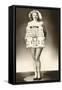 Model with Drawer Pull Display-null-Framed Stretched Canvas