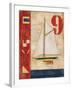 Model Yacht Collage I-Paul Brent-Framed Art Print