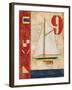 Model Yacht Collage I-Paul Brent-Framed Art Print