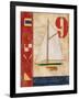 Model Yacht Collage I-Paul Brent-Framed Art Print