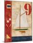 Model Yacht Collage I-Paul Brent-Mounted Art Print