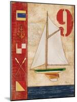 Model Yacht Collage I-Paul Brent-Mounted Art Print