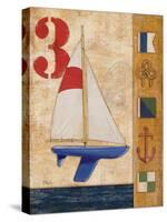 Model Yacht Collage II-Paul Brent-Stretched Canvas