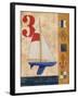 Model Yacht Collage II-Paul Brent-Framed Art Print