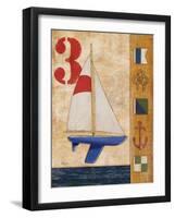 Model Yacht Collage II-Paul Brent-Framed Art Print