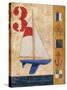 Model Yacht Collage II-Paul Brent-Stretched Canvas