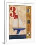 Model Yacht Collage II-Paul Brent-Framed Art Print