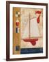 Model Yacht Collage III-Paul Brent-Framed Art Print