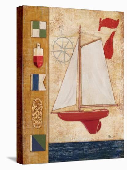 Model Yacht Collage III-Paul Brent-Stretched Canvas