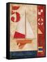 Model Yacht Collage IV-Paul Brent-Framed Stretched Canvas