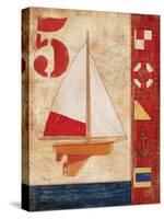 Model Yacht Collage IV-Paul Brent-Stretched Canvas