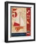 Model Yacht Collage IV-Paul Brent-Framed Art Print